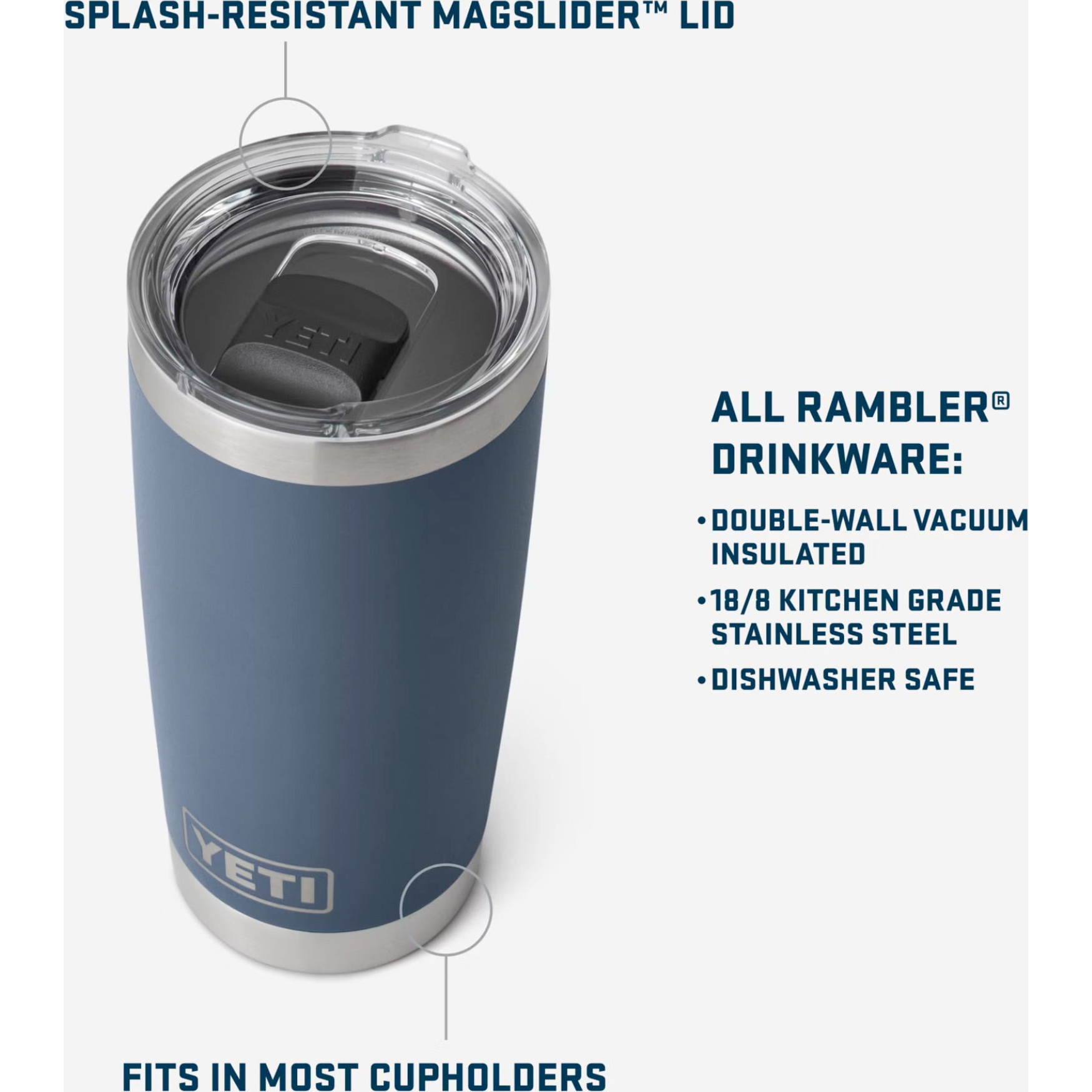 2026 YETI Rambler 20 Oz Tumbler 70000003096 - Key Lime